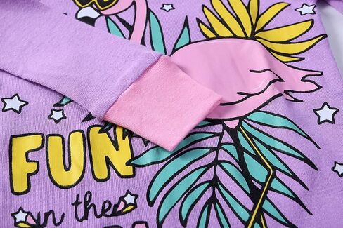 Joyond Girls Pajamas for Toddler Kids Child Snug-Fit Clothes Pjs Long Cotton Sleepwear Set in Kuwait