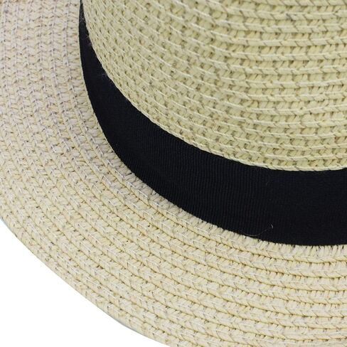 IFSUN Unisex Kids Boys Girls Straw Hat Fedora Cap Jazz Hat Short Brim Sun Hat in Kuwait