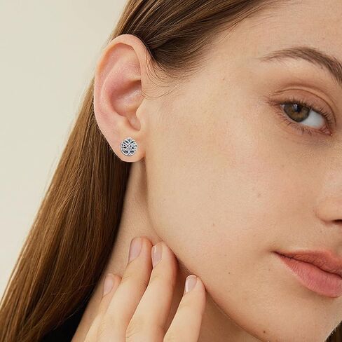 أقراط شجرة الحياة للنساء 925 من الفضة الإسترلينية العقيق الأسود الثالوث عقدة سلتيك أقراط شجرة أقراط شجرة الحياة مجوهرات هدية للفتيات in Kuwait