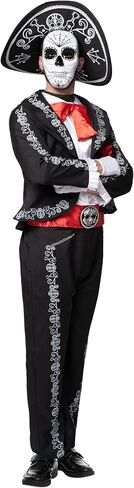 Spooktacular Creations Adult Men Day of the Dead Costume in Saudi Arabia