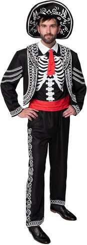 Spooktacular Creations Adult Men Day of the Dead Costume in Saudi Arabia