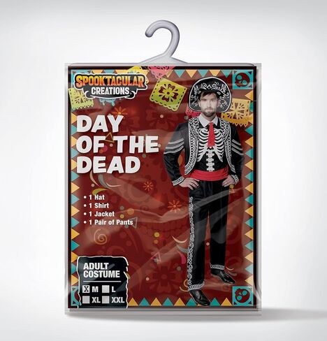 Spooktacular Creations Adult Men Day of the Dead Costume in Saudi Arabia