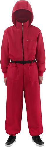 بدلة ريلبيوتي كرنفال التأثيرية للهالوين للبالغين باللون الأحمر in Kuwait