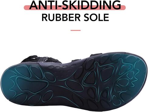 صندل نسائي من MGGMOKAY للمشي لمسافات طويلة صندل رياضي خارجي مع دعم قوس للتخييم الكاجوال لقضاء إجازة على الشاطئ in Kuwait