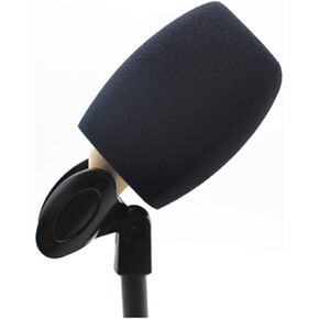 Mic Foam Covers Handheld Microphone Windscreen Large Mic Foam Pop Filters for Handheld Microphone Interview Microphones (Triangle, Blue)