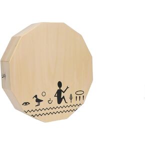 TODO Travel Cajon Box Drum Flat Hand Drum Portable Birch Wood Percussion Instrument with Adjustable Strings Carrying Bag First Handcrafted, Hand Drum Percussion