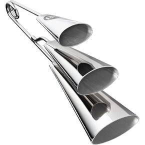 آلة Meinl Percussion Meinl STBAGTRI CH Triple Agogo Bell للسامبا والموسيقى اللاتينية - غير مصنوعة في الصين - محمولة باليد، ضمان لمدة عامين in Saudi Arabia
