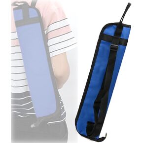 Portable Drum Stick Bag, Small Drumstick Storage Case Bag, Hanging Drumstick Holder Bag, Lasting Drum Sticks Bag with Hooks Inside for Drum Set Mallet and Percussion Sticks in Saudi Arabia