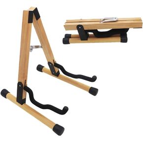 حامل جيتار من الخشب الصلب من Hidear - جيتار كهربائي، باس كهربائي، ملحقات الجيتار، حامل جيتار قابل للطي in Kuwait