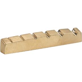 Pre-Slotted Bass guitar Brass nuts 6 string Bass Top Nut 54mm x 6mm in Kuwait