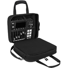 TORIBIO Audio Mixer Case, Padded Protective Storage Bag Compatible with RODECaster Pro, RODECaster Pro II, Podcast Mixer Travel Case with Removable Dividers Storage for Cables & Microphones in Kuwait