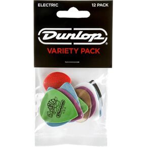 Dunlop Electric Variety Pack Guitar Picks, 12 Pack, Multi-Color & Variety Pack Guitar Picks, 12 Pack & Variety Pack, Assorted, Medium/Heavy, 12/Player's Pack in Kuwait