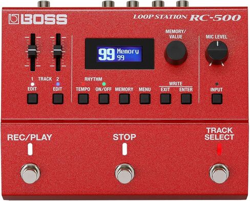 دواسة تسجيل العبارات المدمجة من Boss RC-500 ومفتاح قدم مزدوج FS-6 in Kuwait