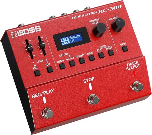 دواسة تسجيل العبارات المدمجة من Boss RC-500 ومفتاح قدم مزدوج FS-6 in Kuwait