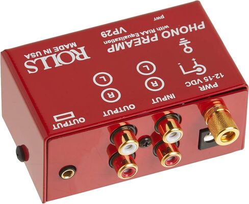 rolls Phono Preamp, Red (VP29) in Saudi Arabia