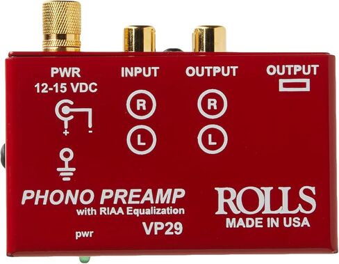 rolls Phono Preamp, Red (VP29) in Saudi Arabia