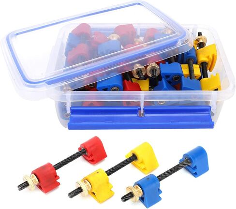 32Pcs Violin Clamp Professional Making Repairing Set Violin Repairing Maintenance Tool Kit Stringed Instrument Accessories Metal + ABS Random Color in Saudi Arabia