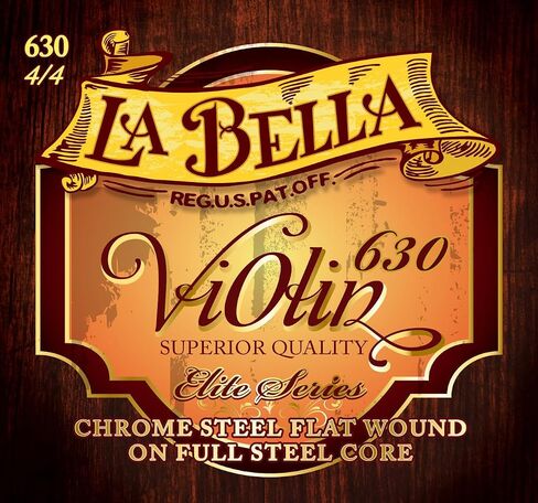 La Bella 630-1/2 Violin Chrome Steel Flat Wound String in Saudi Arabia