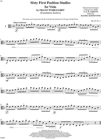 O2659X - Foundation Studies for the Viola - Book 1: 60 First Position Studies (from Op. 45, 54, 74) - Book & DVD in Saudi Arabia