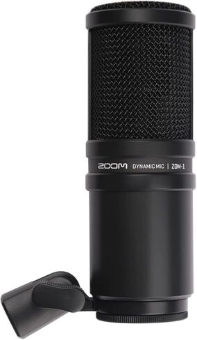 حزمة ملحقات ميكروفون Zoom ZDM-1 Pro Podcast مع سماعة رأس مغلقة من الخلف، وحامل سماعة الرأس، وذراع مقص، وحقيبة سماعة الرأس وكابل Aux ستيريو (6 قطع) in Kuwait
