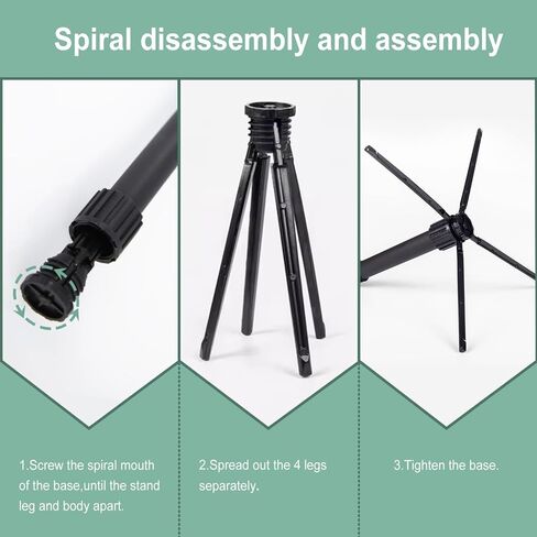 حامل فلوت محمول من ROCHIX 1890، قاعدة معدنية قابلة للطي، حامل فلوت ذو 4 أرجل للفلوت بيكولو in Kuwait