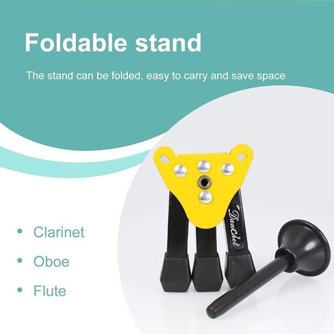 Danchet Portable Foldable Tripod Stand for Clarinet, Flute and Oboe, Woodwind Instrument Stand Portable Foldable Stand in Kuwait