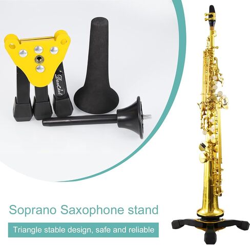 Danchet Portable Foldable Tripod Stand for Clarinet, Flute and Oboe, Woodwind Instrument Stand Portable Foldable Stand in Kuwait