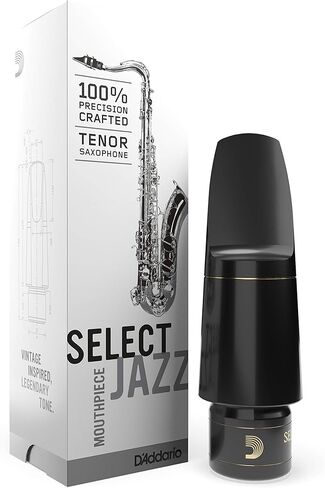 D’Addario Woodwinds Select Jazz Tenor Saxophone Mouthpiece - D6M - Mouthpiece for Tenor Sax in Saudi Arabia