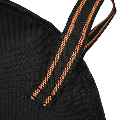 حقيبة طبلة البكم 10 بوصة مقاومة للصدأ من قماش أكسفورد حقيبة ممارسة الطبل البكم مع شريط أسود أصفر لتخزين الطبل البكم in Kuwait