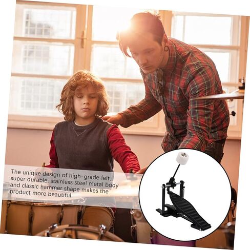 دواسة طبلة الجهير دواسة طبلة واحدة، دواسة طبلة الجهير، دواسات الجيتار، مجموعة طبلة خفق قابلة للطي، ملحقات إلكترونية للأطفال، خطوة طبل مزدوجة السلسلة in Kuwait