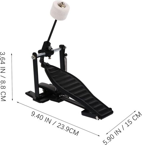 دواسة طبلة الجهير دواسة طبلة واحدة، دواسة طبلة الجهير، دواسات الجيتار، مجموعة طبلة خفق قابلة للطي، ملحقات إلكترونية للأطفال، خطوة طبل مزدوجة السلسلة in Kuwait