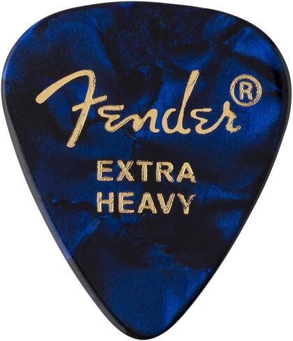 أعواد جيتار سيليلويد فاخرة من Fender، شكل 351، فيروزي محيطي، أعواد جيتار متوسطة الحجم، عبوة من 12 قطعة in Kuwait