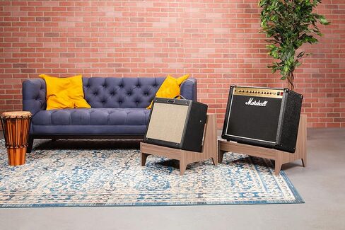 Gator Frameworks Elite Series Large Wooden Combo Guitar Amp Stand in Natural Maple Finish (GFW-ELITEGTRAMPLG-MPL) in Saudi Arabia