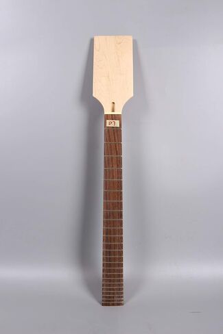P Bass Electric Guitar Neck 24 fret 30 inch Child Small Short Bass Guitar Replacement Rosewood Fretboard Paddle Heaad DIY guitar project parts baritone guitar necks in Saudi Arabia
