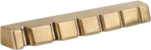 Pre-Slotted Bass guitar Brass nuts 6 string Bass Top Nut 54mm x 6mm in Saudi Arabia