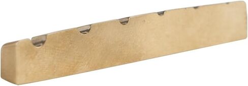 Pre-Slotted Bass guitar Brass nuts 6 string Bass Top Nut 54mm x 6mm in Saudi Arabia
