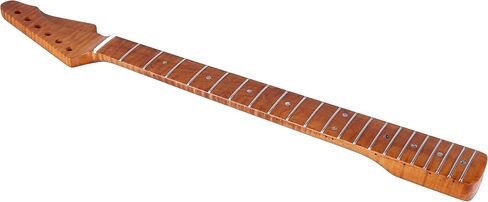 سلسلة جيتار ليو جايمز الكهربائية غير اللامعة من سلسلة سوبريم - قطعة واحدة من خشب القيقب المحمص المختار - 21 فريت، 9.5 بوصة، شكل C (قيقب TL غير لامع للغاية) in Kuwait