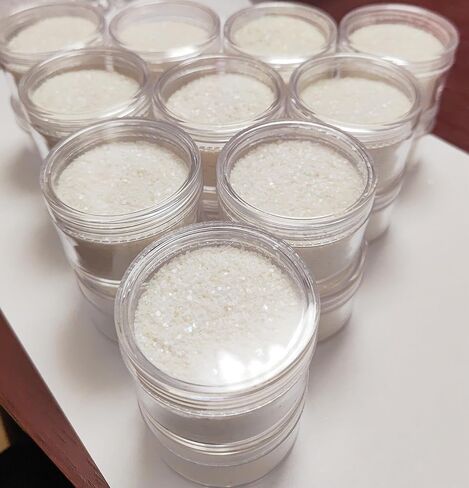 GOMMO 2oz 1 زجاجة سحقت أم اللؤلؤ ترصيع رقائق الإمدادات لعمال الخشب، الخراطة، العجلات، Luthiers، المهنيين والهواة - فليك، 2 أوقية in Kuwait