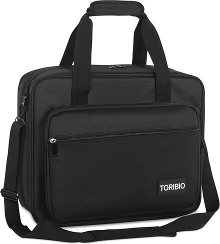 حقيبة TORIBIO Audio Mixer، حقيبة تخزين واقية مبطنة متوافقة مع RODECaster Pro، RODECaster Pro II، حقيبة سفر لخلاط البودكاست مع فواصل قابلة للإزالة لتخزين الكابلات والميكروفونات in Kuwait