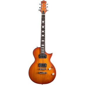 EART EGLP-610 جيتار كهربائي صلب الجسم جيتار كهربائي، مخصص Alnico-II Humbuckers، الساتان الياقوت الأزرق، الساتان جونميتال الأسود، الساتان العسل الشاي in Kuwait