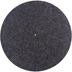 Alnicov Anti-Static Felt Platter Turntable Mat 2MM Thick Anti-Vibration Slipmat Audiophile for LP Vinyl Record Players Gray in Saudi Arabia
