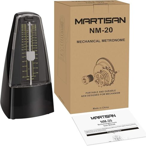 ميتروني ميكانيكي من مارتيسان للجيتار/الباس / البيانو/الكمان، تراك بيت وتيمبو مع صوت عال وبدقة عالية in Kuwait