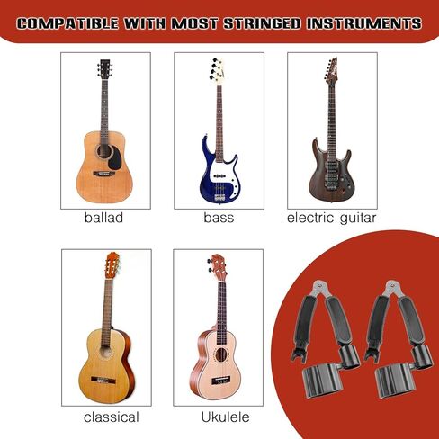 LUTQ 3 في 1 غيتار اللفاف مع قاطع سلسلة الغيتار وساحب دبوس جسر الغيتار، أسود، يناسب الصوتية، الكهربائية، البانجو، المندولين، القيثارة، 2 حزمة لصيانة الغيتار in Kuwait
