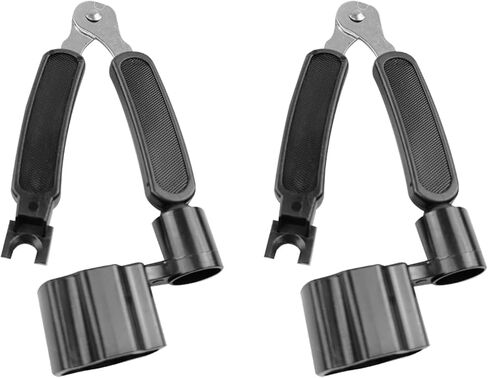 LUTQ 3 في 1 غيتار اللفاف مع قاطع سلسلة الغيتار وساحب دبوس جسر الغيتار، أسود، يناسب الصوتية، الكهربائية، البانجو، المندولين، القيثارة، 2 حزمة لصيانة الغيتار in Kuwait