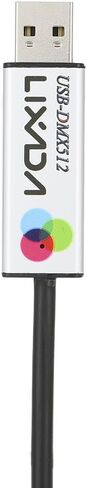 Lixada USB to DMX Interface Adapter Controller DMX512 for PC Stage Lighting Controller Dimmer in Saudi Arabia