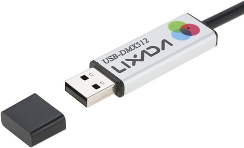Lixada USB to DMX Interface Adapter Controller DMX512 for PC Stage Lighting Controller Dimmer in Saudi Arabia