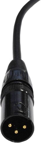 Audio 2000s E14101P2 1/4 بوصة TRS الزاوية اليمنى إلى XLR ذكر 1 قدم كابل الصوت (2 حزمة) in Saudi Arabia
