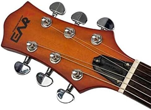 EART EGLP-610 جيتار كهربائي صلب الجسم جيتار كهربائي، مخصص Alnico-II Humbuckers، الساتان الياقوت الأزرق، الساتان جونميتال الأسود، الساتان العسل الشاي in Kuwait