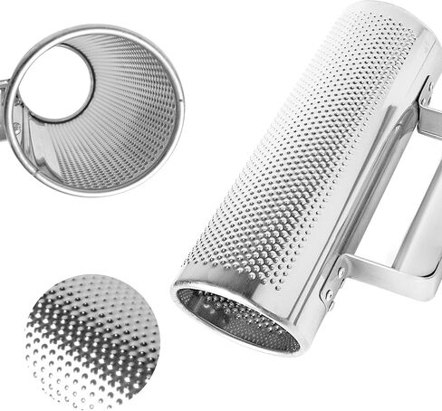 KEJJNYER 8inch x 3inch Stainless Steel Guiro Instrument Shaker, Guiro Shaker with Scraper Musical Instrument, Round Cylinder Latin Percussion Instruments Musical Training Tool Set in Saudi Arabia