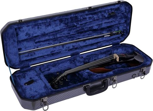 Crossrock CRA400VFCH 4/4 Full Size Violin Case, Zippered ABS Molded Backpack Style in Champagne in Saudi Arabia